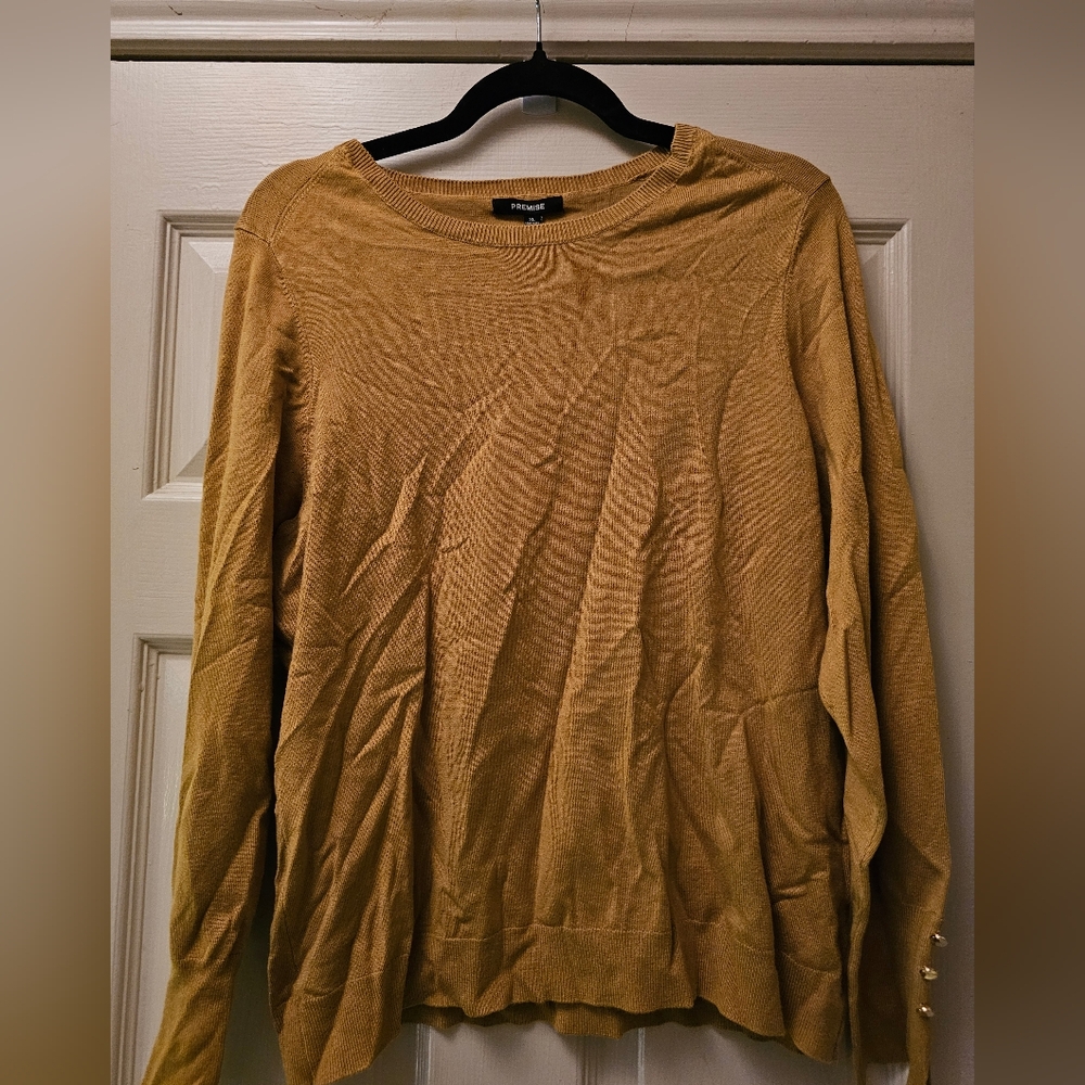 Premise Mustard Long Sleeve Top